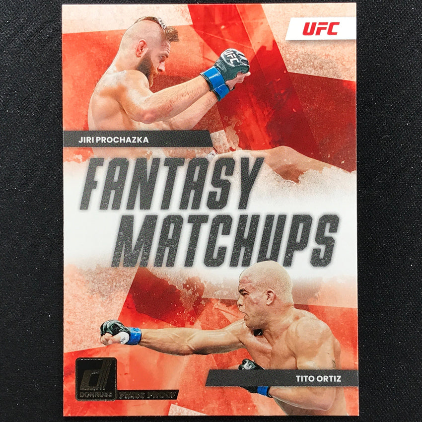 2023 Donruss Ufc Jiri Prochazka Tito Ortiz Fantasy Matchups Press Proof Silver 4
