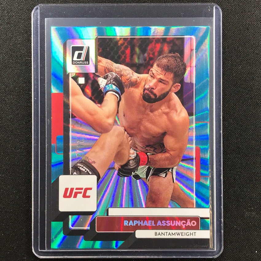 2023 Donruss Ufc Raphael Assuncao Holo Teal Laser 24/25