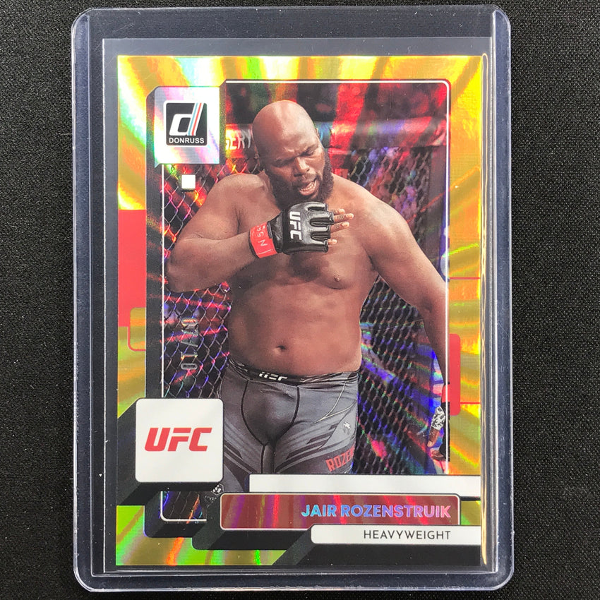 2023 Donruss Ufc Jair Rozenstruik Holo Gold Laser 7/10