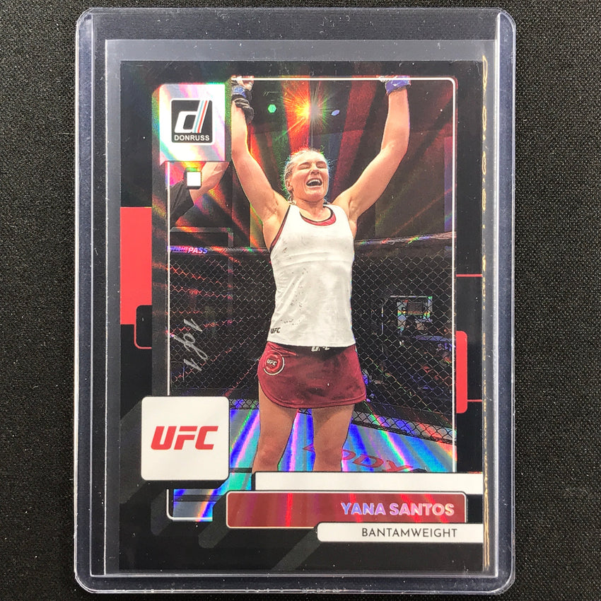 2023 Donruss Ufc Yana Santos Holo Black Laser 1/1