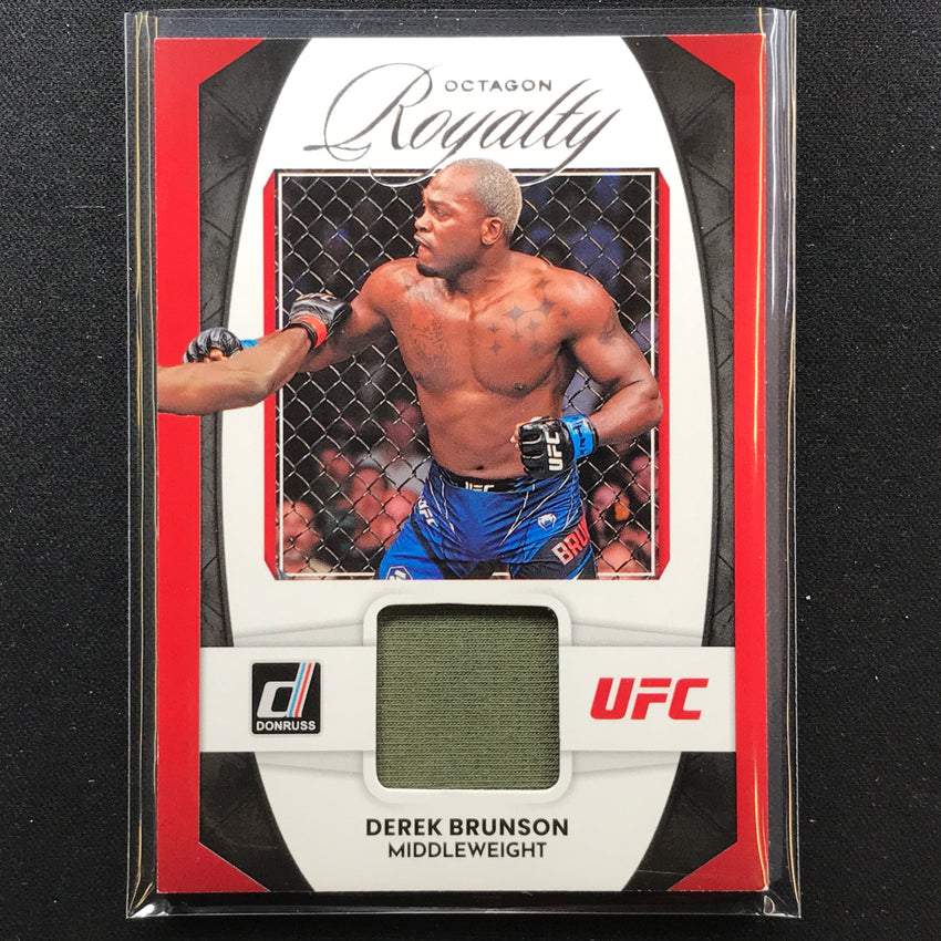 2023 Donruss UFC DEREK BRUNSON Octagon Royalty Memorabilia #DBR