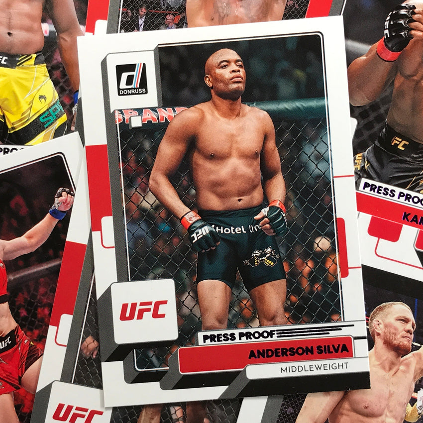 2023 Donruss UFC RAFAEL FIZIEV Press Proof Purple #127