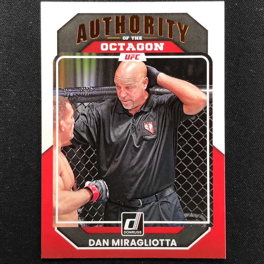 2023 Donruss UFC DAN MIRAGLIOTTA Authority of the Octagon Base #224