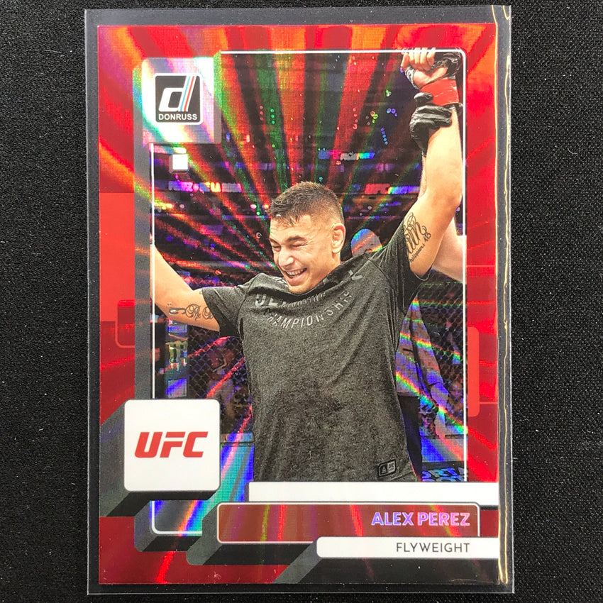 2023 Donruss Ufc Alex Perez Holo Red Laser 64/75
