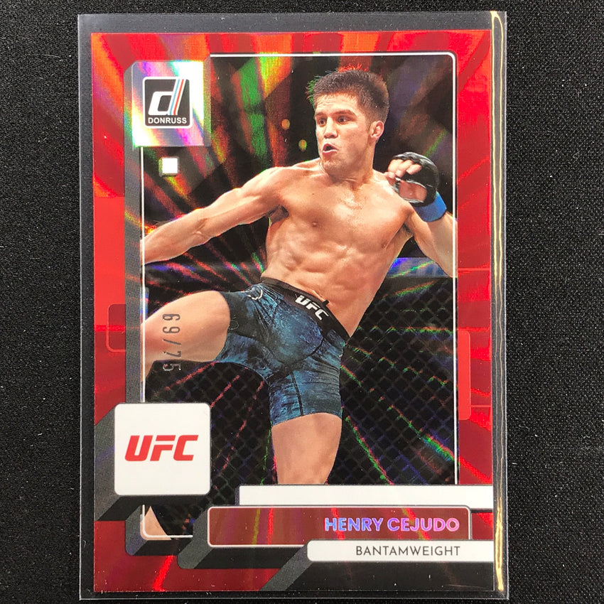 2023 Donruss Ufc Henry Cejudo Holo Red Laser 69/75