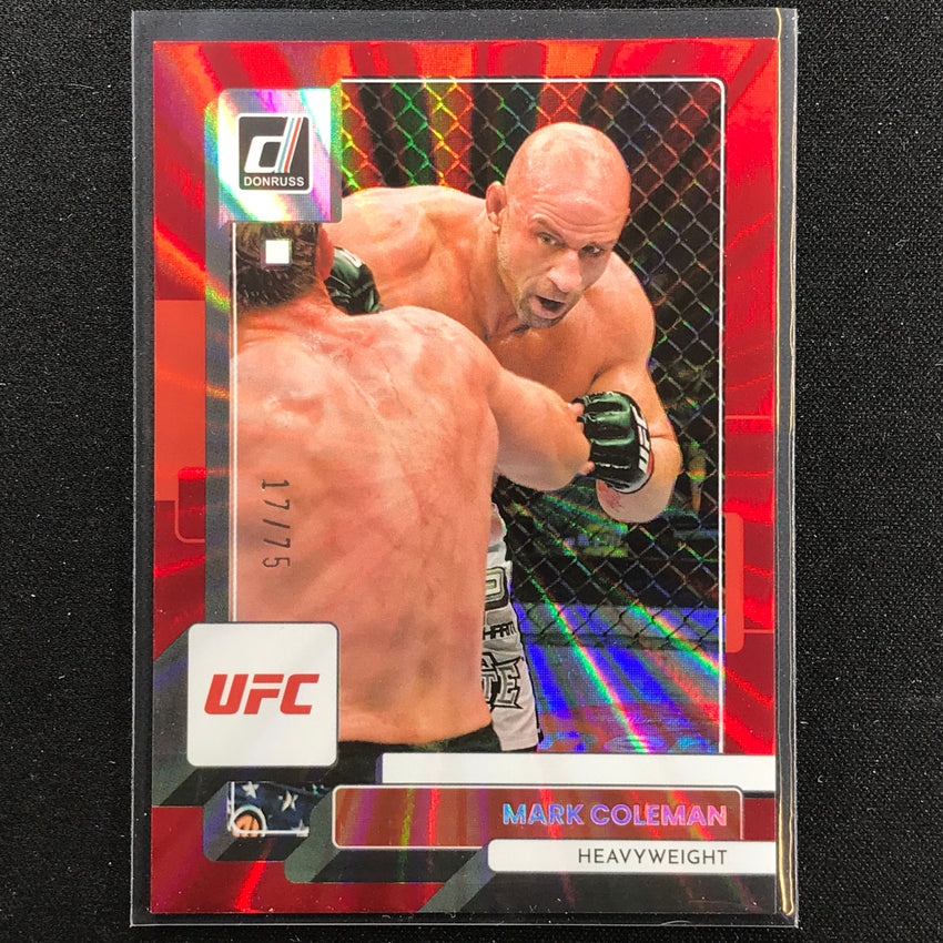 2023 Donruss Ufc Mark Coleman Holo Red Laser 17/75