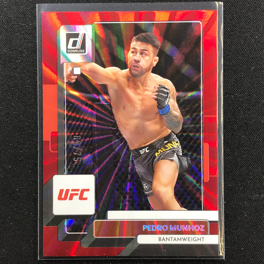 2023 Donruss Ufc Pedro Munhoz Holo Red Laser 60/75