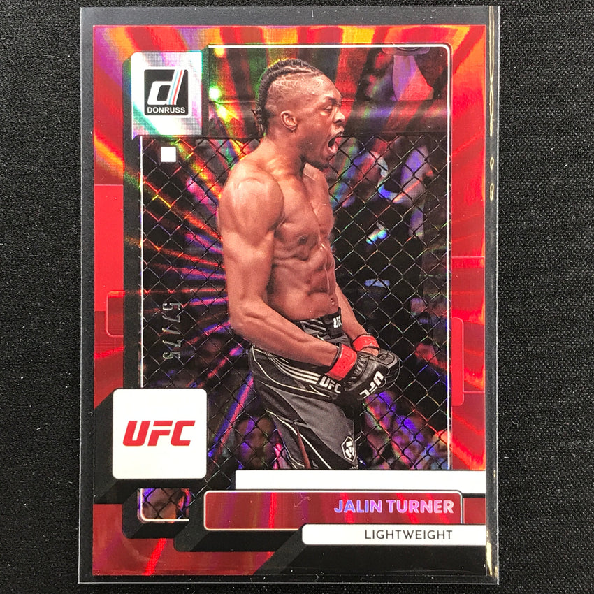 2023 Donruss Ufc Jalin Turner Holo Red Laser 57/75