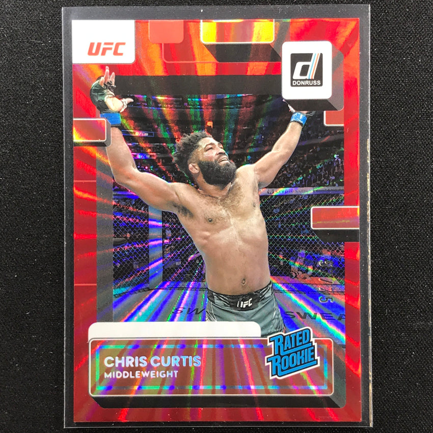 2023 Donruss Ufc Chris Curtis Rated Rookie Holo Red Laser 57/75