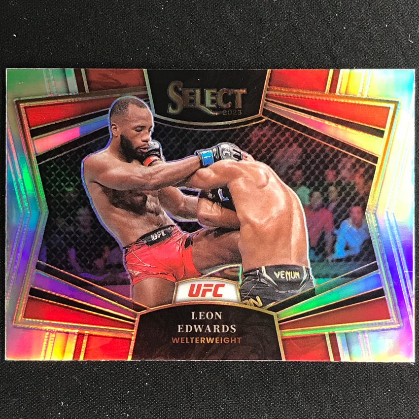 2023 Select UFC LEON EDWARDS Snapshots Silver Prizm #14