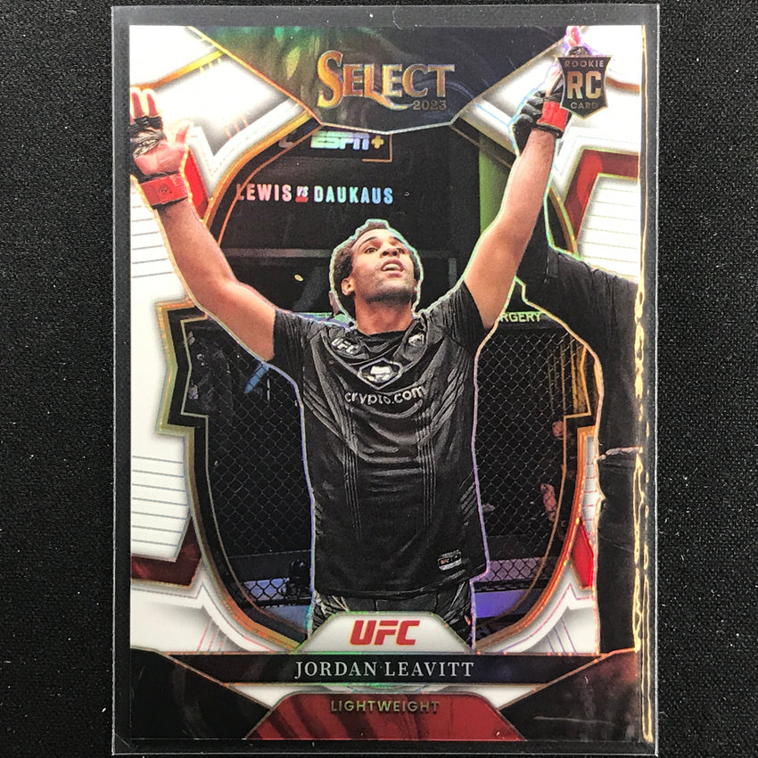 2023 Select UFC JORDAN LEAVITT Concourse Rookie White /125 #7
