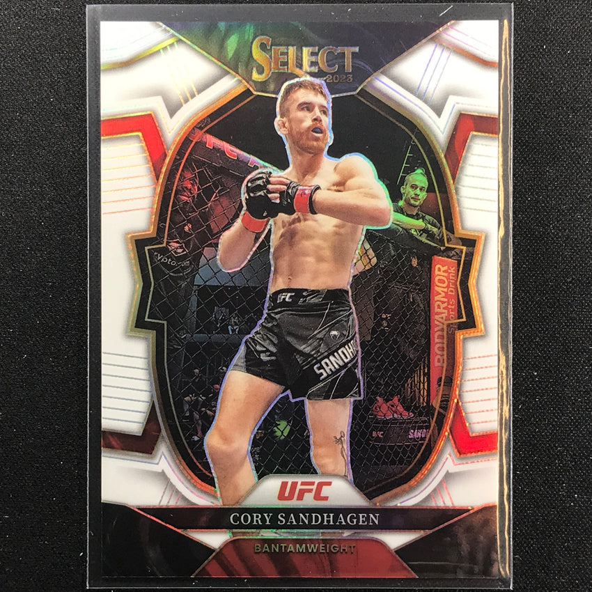 2023 Select UFC CORY SANDHAGEN Concourse White /125 #12