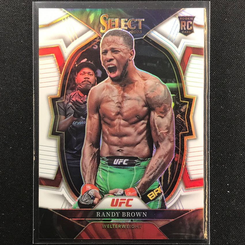 2023 Select UFC RANDY BROWN Concourse Rookie White /125 #81