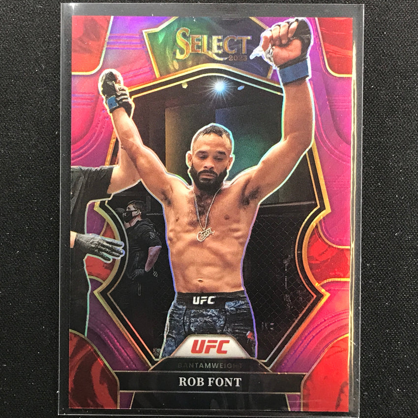 2023 Select UFC ROB FONT Premier Level Purple /99 #189