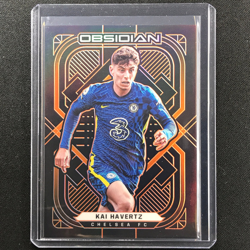 2021-22 Obsidian Kai Havertz Electric Etch Orange 2/25