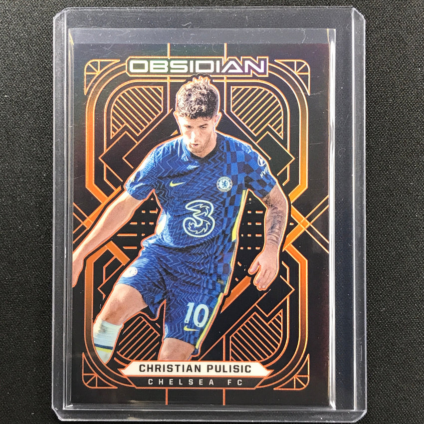 2021-22 Obsidian Christian Pulisic Electric Etch Orange 11/25