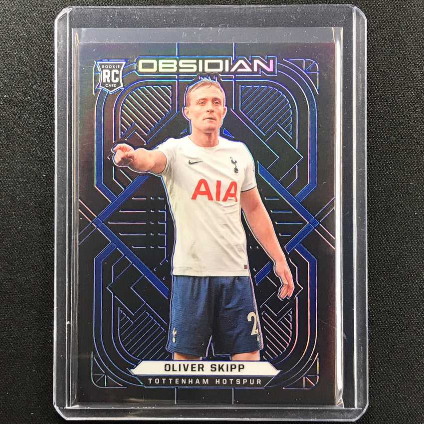 2021-22 Obsidian Oliver Skipp Rookie Electric Etch Blue 19/20