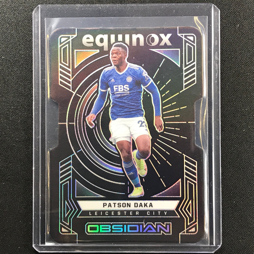 2021-22 Obsidian Patson Daka Equinox Silver Die-cut 98/99