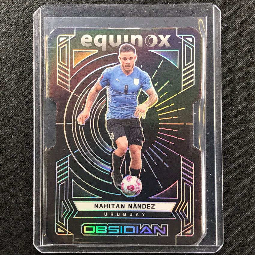 2021-22 Obsidian Nahitan Nandez Equinox Silver Die-cut 8/99