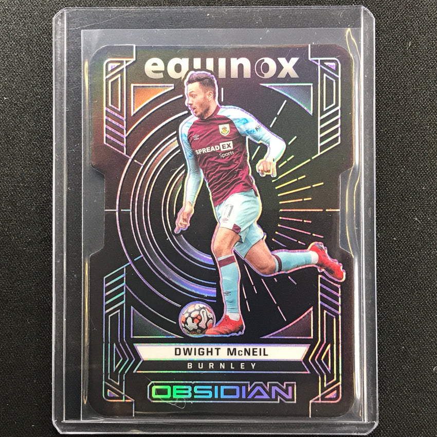 2021-22 Obsidian Dwight Mcneil Equinox Electric Etch Purple Die-cut 4/60