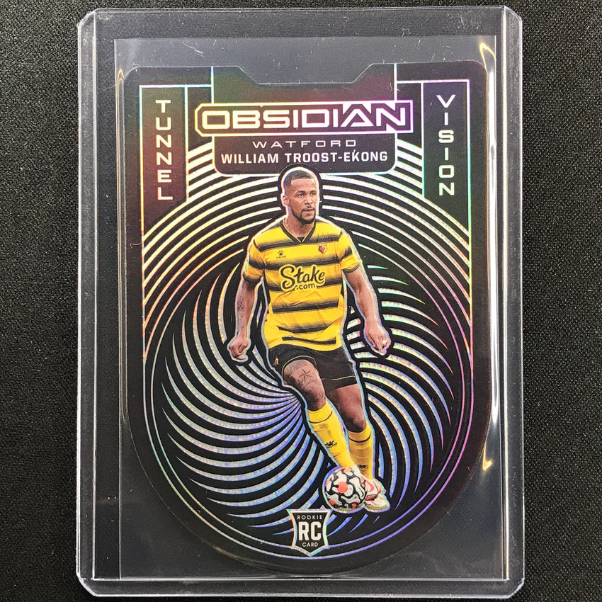 2021-22 Obsidian William Troost-ekong Rookie Tunnel Vision Silver Die-cut 84/99