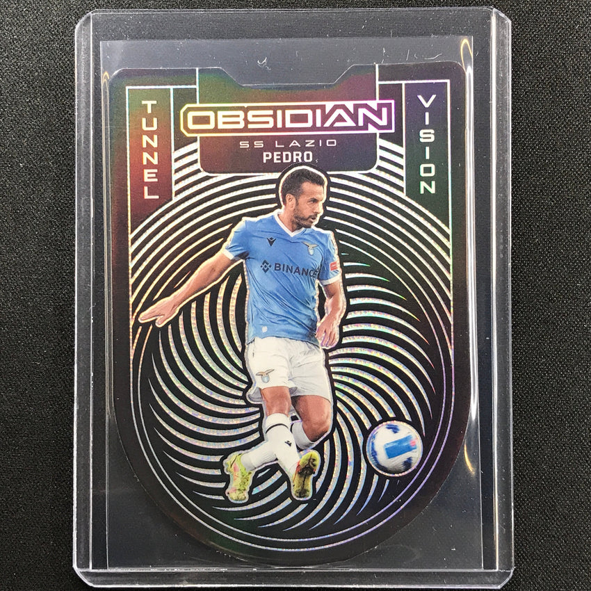 2021-22 Obsidian Pedro Tunnel Vision Silver Die-cut 17/99