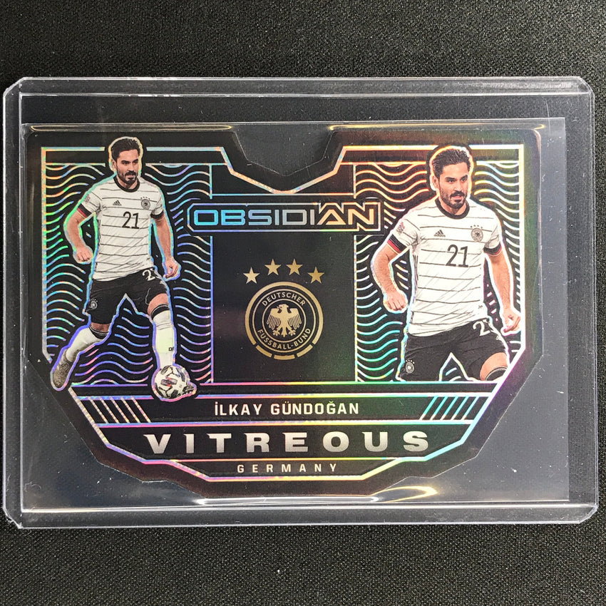 2021-22 Obsidian Ilkay Gundogan Vitreous Silver Die-cut 24/99