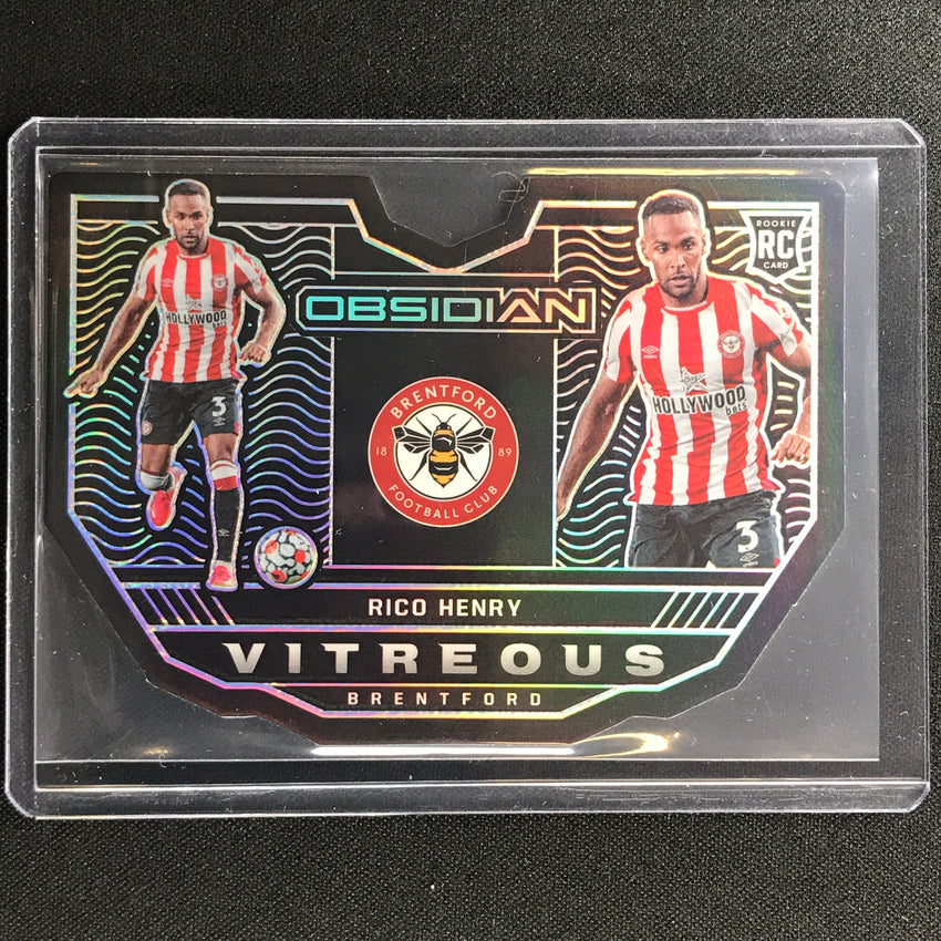 2021-22 Obsidian Rico Henry Rookie Vitreous Silver Die-cut 84/99