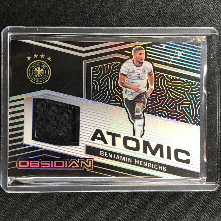 2021-22 Obsidian Benjamin Henrichs Atomic Material Jersey 9/149