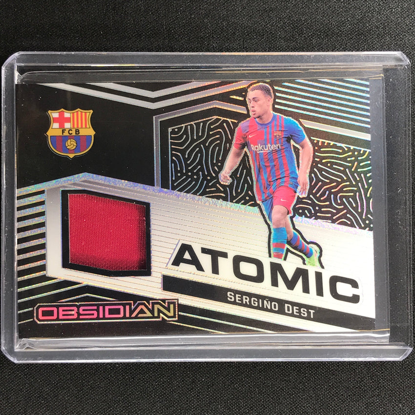 2021-22 Obsidian Sergino Dest Atomic Material Jersey 32/149