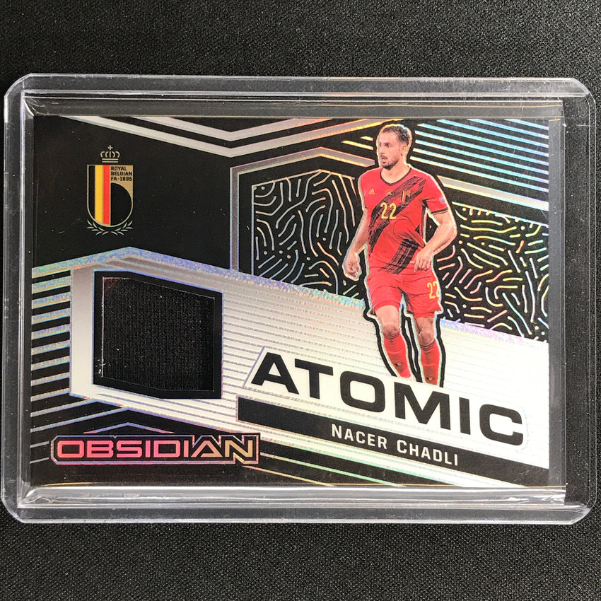 2021-22 Obsidian Nacer Chadli Atomic Material Jersey 47/149
