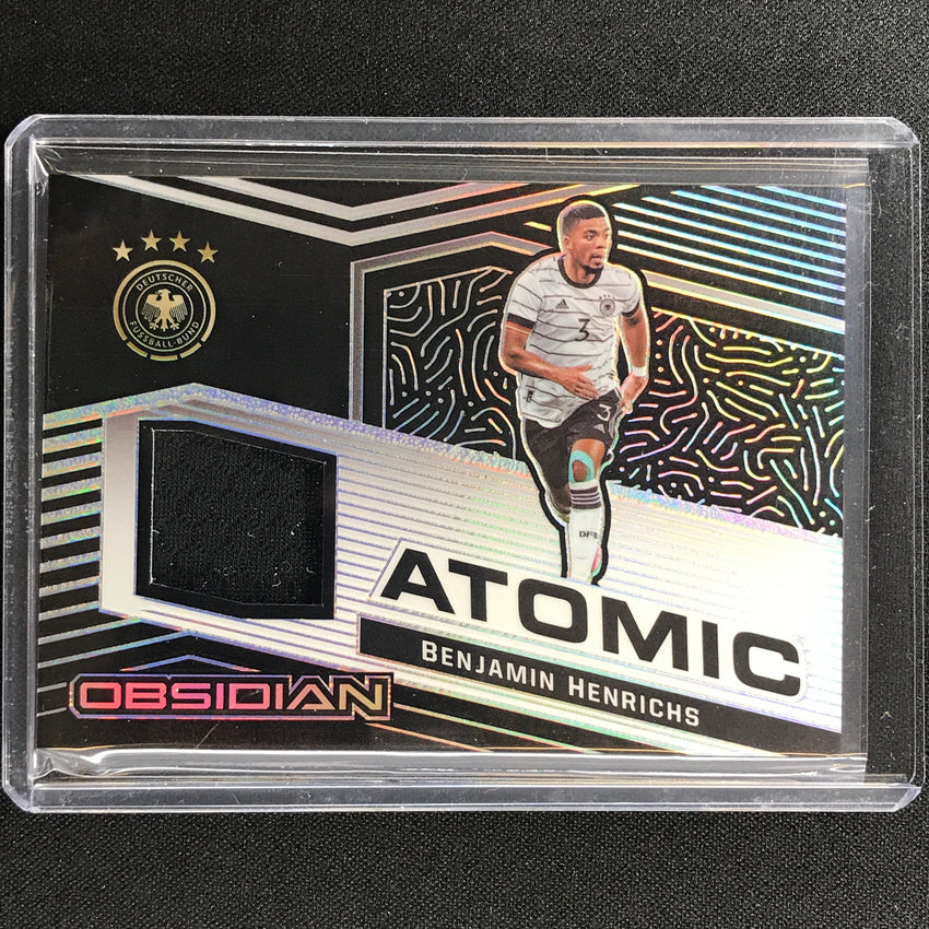 2021-22 Obsidian Benjamin Henrichs Atomic Material Jersey 127/149