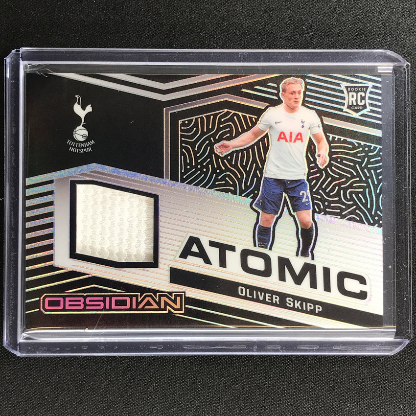 2021-22 Obsidian Oliver Skipp Rookie Atomic Material Jersey 100/149