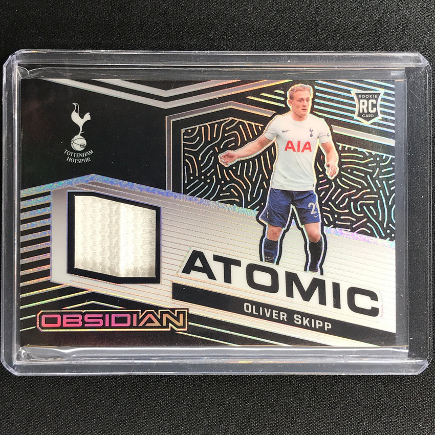 2021-22 Obsidian Oliver Skipp Rookie Atomic Material Jersey 65/149