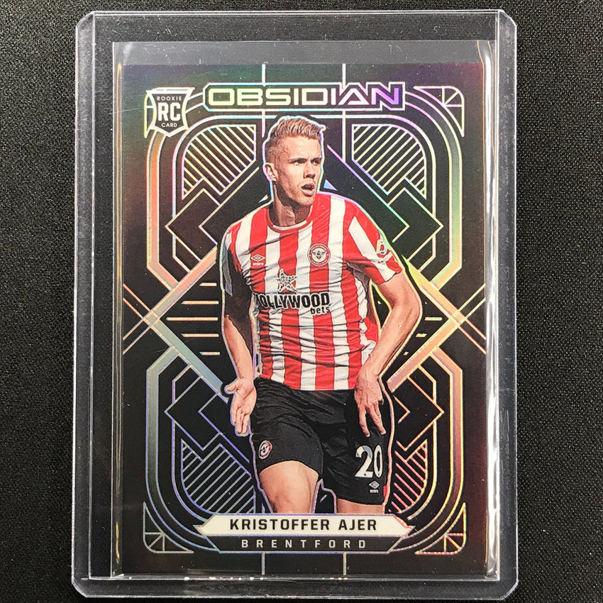 2021-22 Obsidian Kristoffer Ajer Rookie Base Silver 103/105