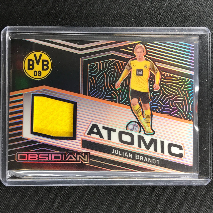 2021-22 Obsidian Julian Brandt Atomic Material Jersey Electric Orange 24/50