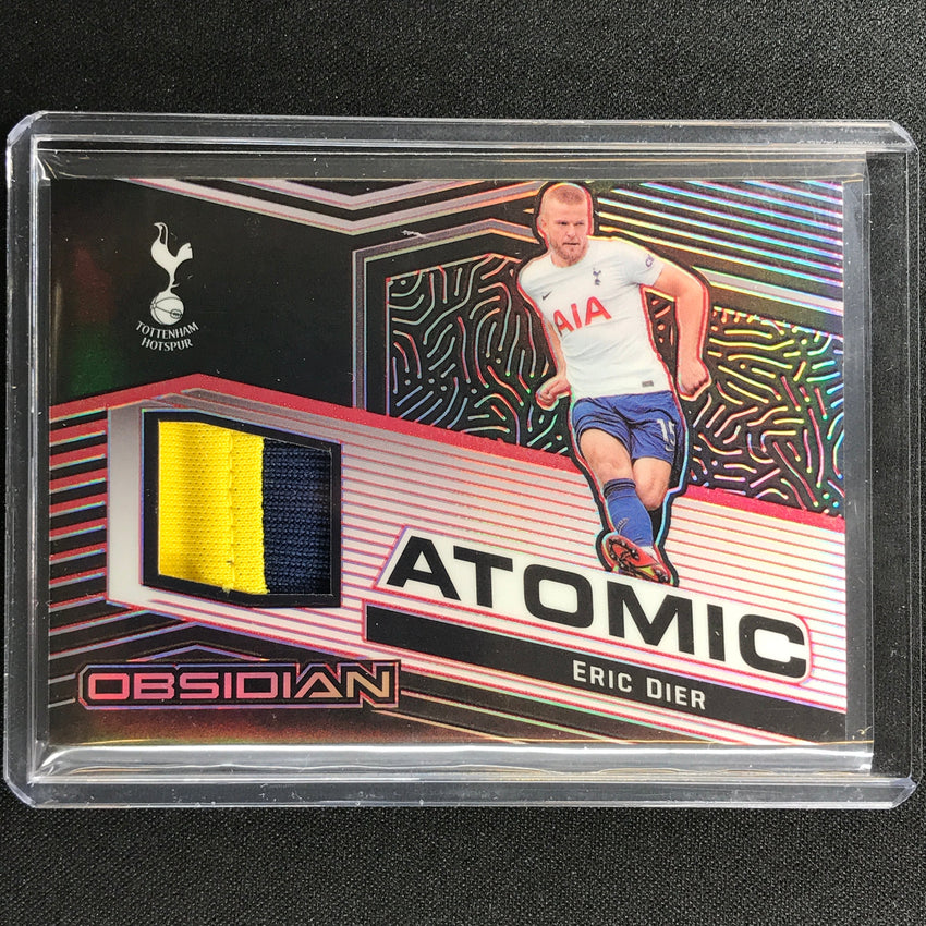 2021-22 Obsidian Eric Dier Atomic Material Jersey Patch Electric Red 2/25