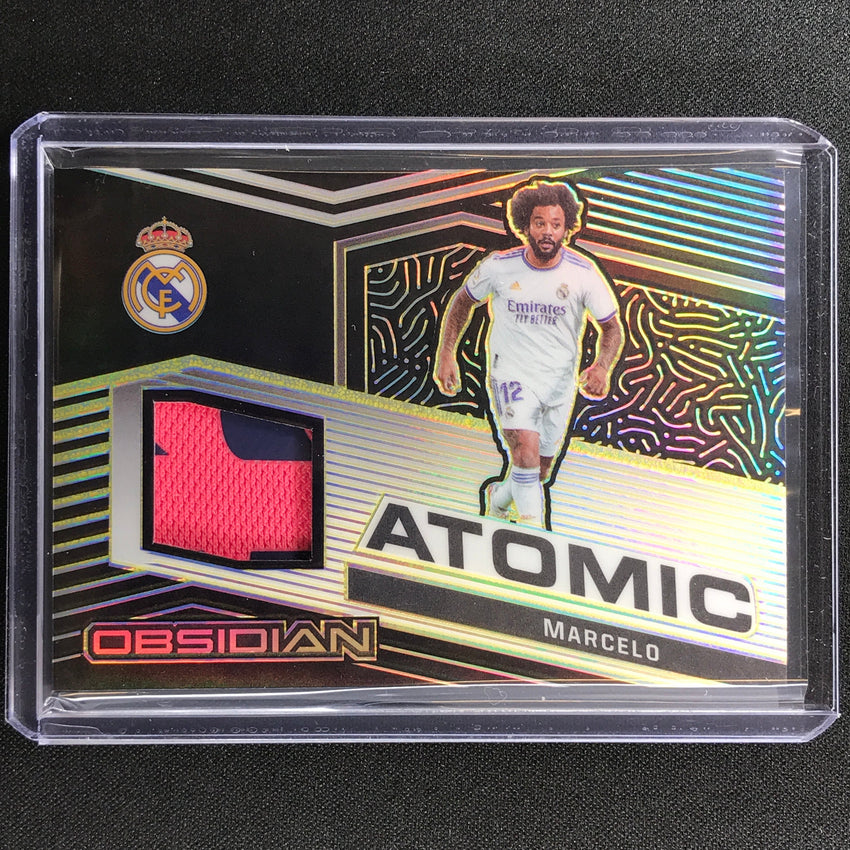 2021-22 Obsidian Marcelo Atomic Material Jersey Patch Electric Yellow 6/10