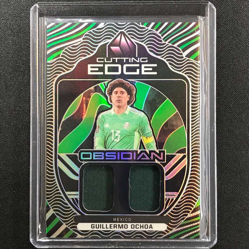 2021-22 Obsidian Guillermo Ochoa Cutting Edge Dual Jersey Silver 7/149