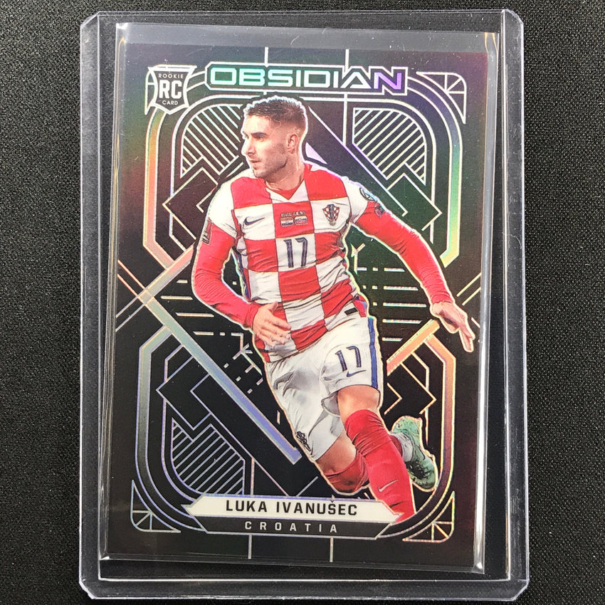 2021-22 Obsidian Luka Ivanusec Rookie Base Silver 38/105