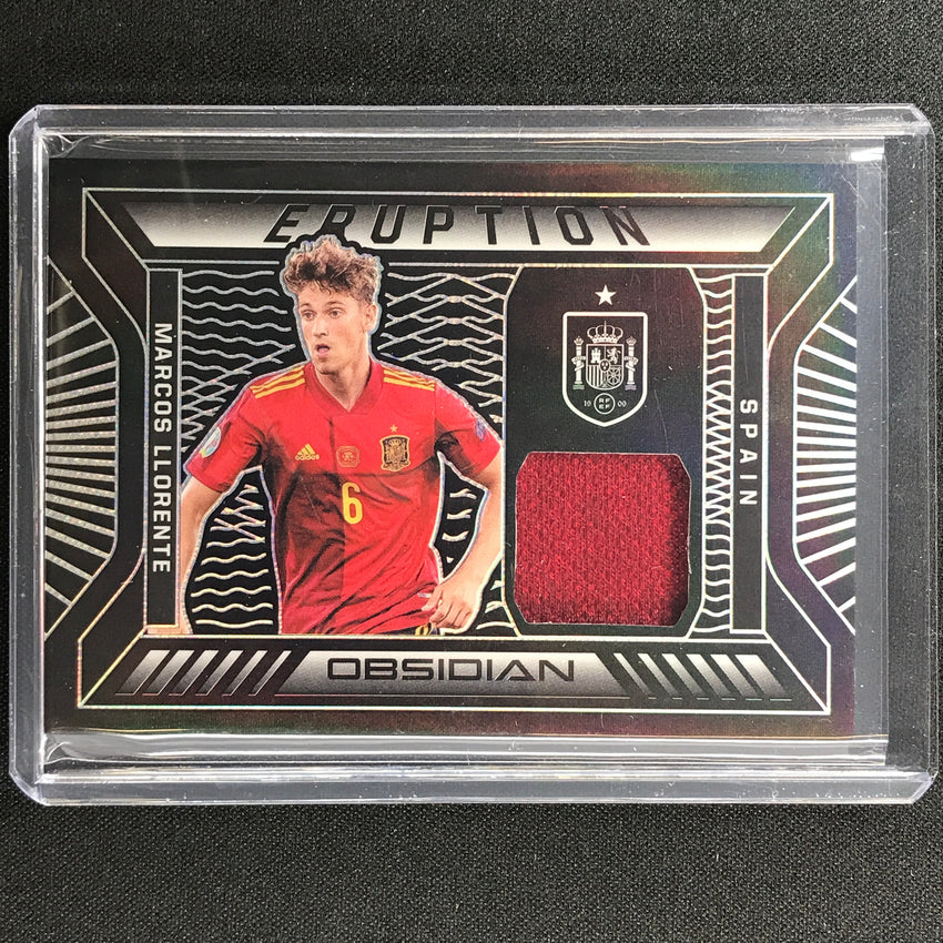 2021-22 Obsidian Marcos Llorente Eruption Jersey Silver 55/149