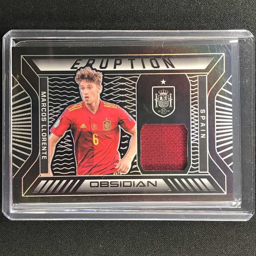 2021-22 Obsidian Marcos Llorente Eruption Jersey Silver 9/149