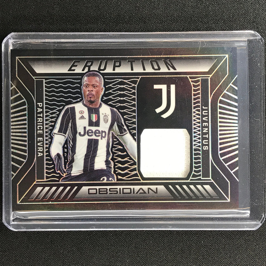 2021-22 Obsidian Patrice Evra Eruption Jersey Silver 52/149