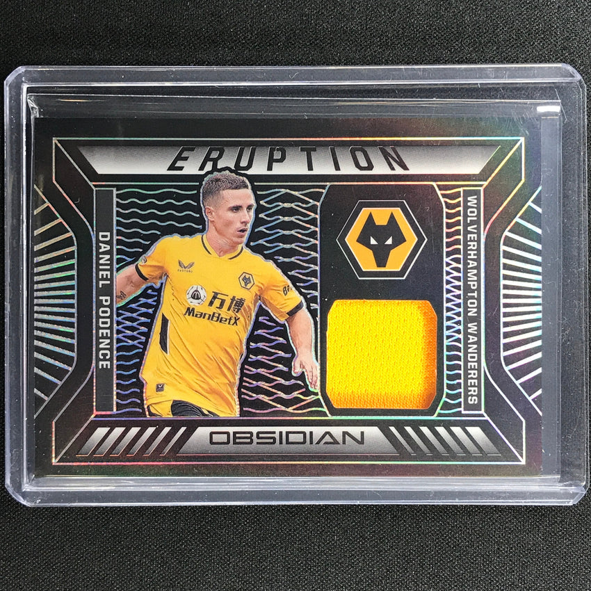 2021-22 Obsidian Daniel Podence Eruption Jersey Silver 95/149