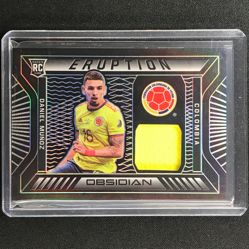 2021-22 Obsidian Daniel Munoz Rookie Eruption Jersey Silver 3/149