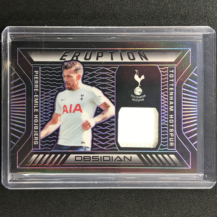 2021-22 Obsidian Pierre-emile Hojbjerg Eruption Jersey Electric Etch Purple 10/75