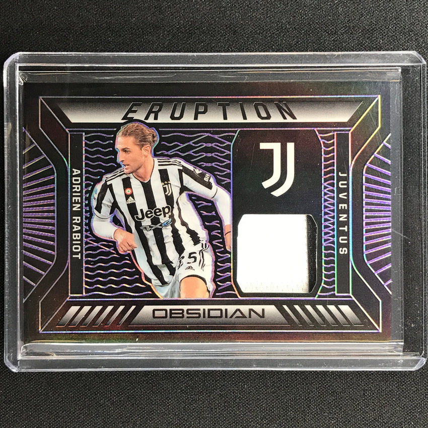 2021-22 Obsidian Adrien Rabiot Eruption Jersey Electric Etch Purple 12/75