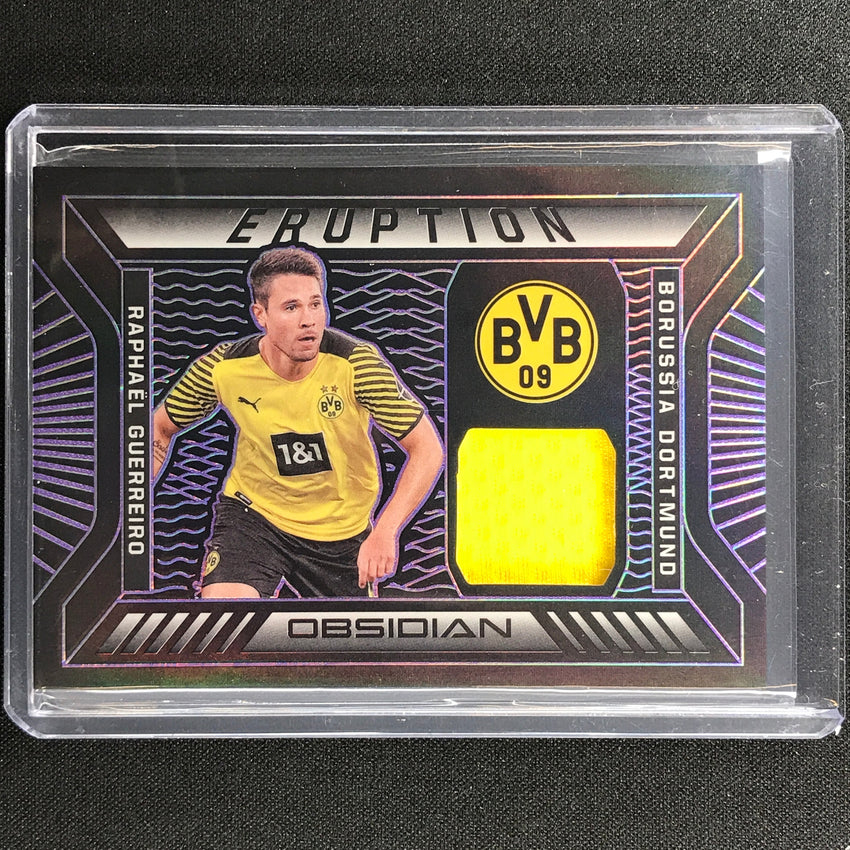 2021-22 Obsidian Raphael Guerreiro Eruption Jersey Electric Etch Purple 30/75