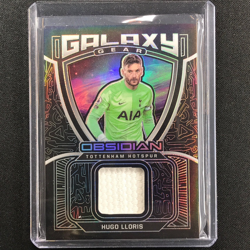 2021-22 Obsidian Hugo Lloris Galaxy Gear Jersey Silver 12/149