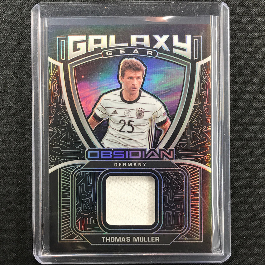 2021-22 Obsidian Thomas Muller Galaxy Gear Jersey Silver 101/149
